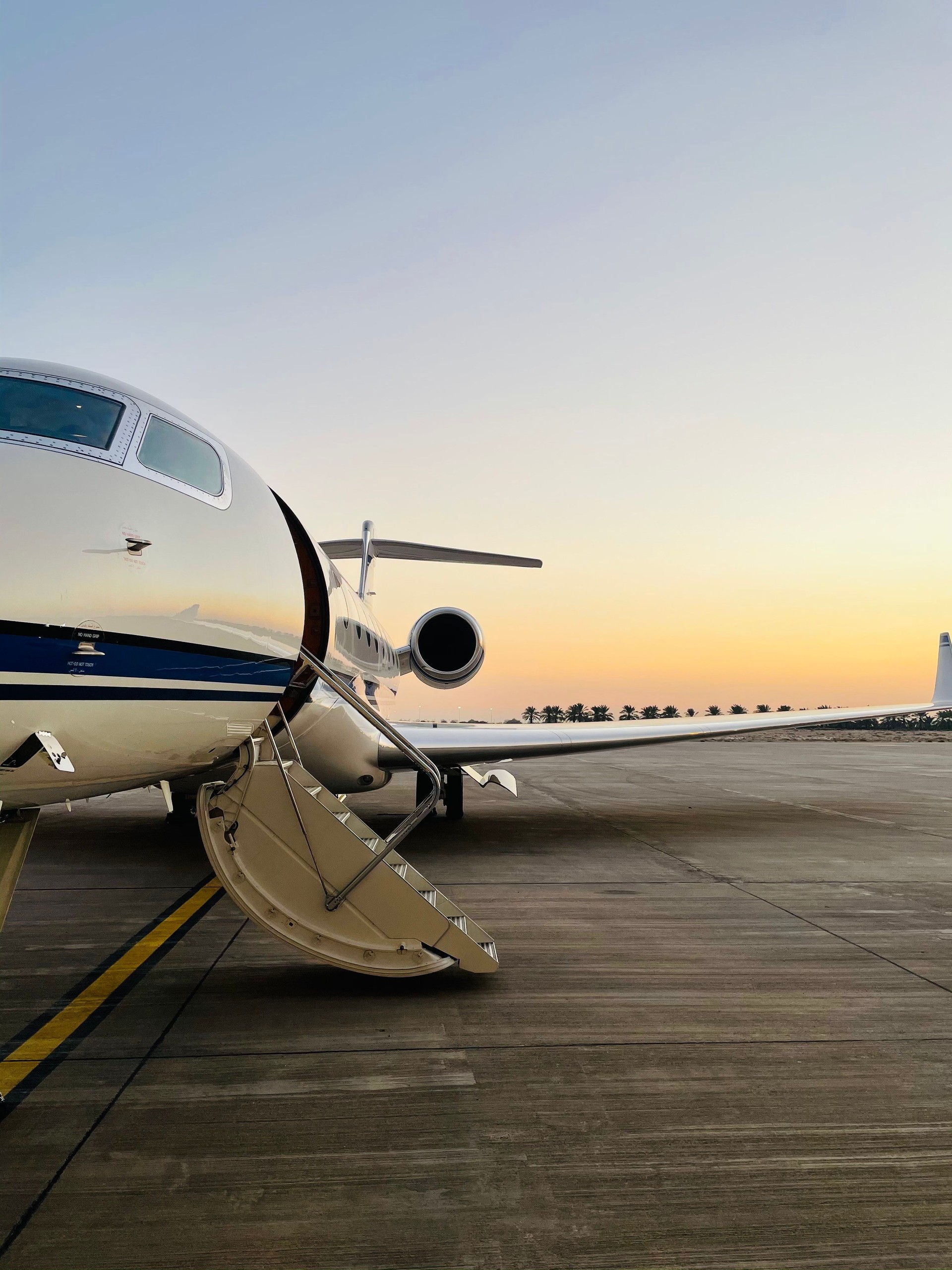 Airplane On Airport Runway